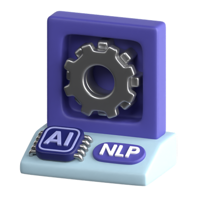 Natural Language Processing 3D Icon 3D Graphic