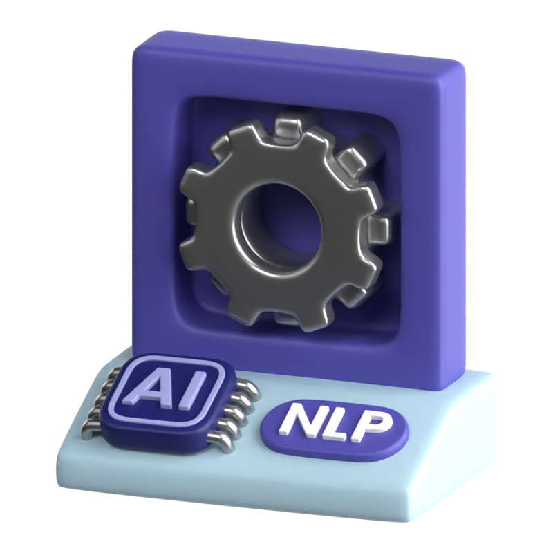 Natural Language Processing 3D Icon 3D Graphic