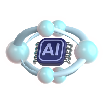 Neural Network 3D Icon 3D Graphic