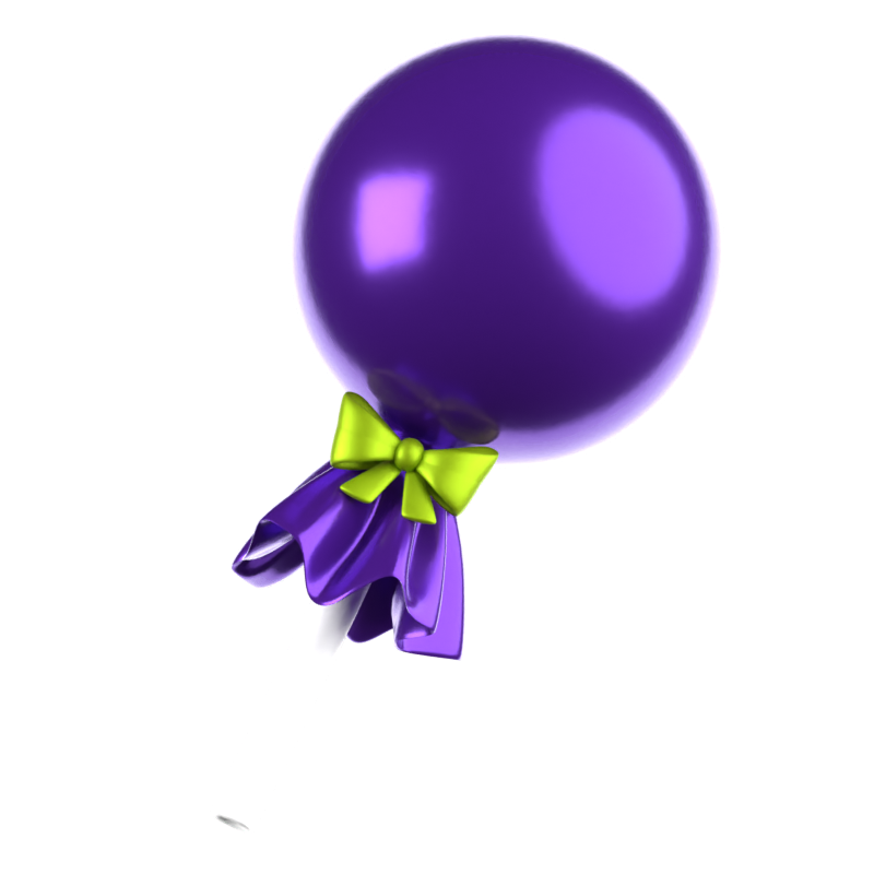 Lollipop 3D-Symbol 3D Graphic