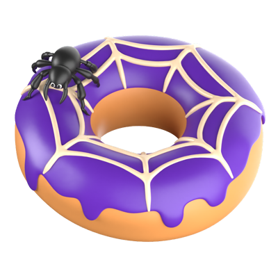 donut icono 3d 3D Graphic