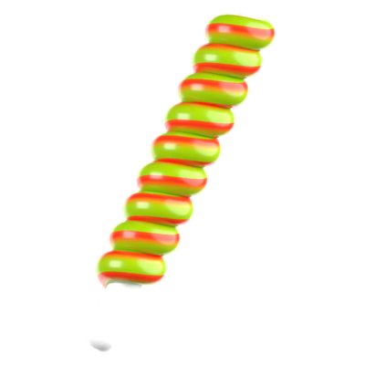 Spiral Candy 3D Icon 3D Graphic