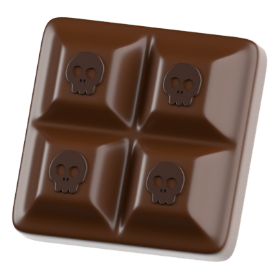 chocolate icono 3d 3D Graphic