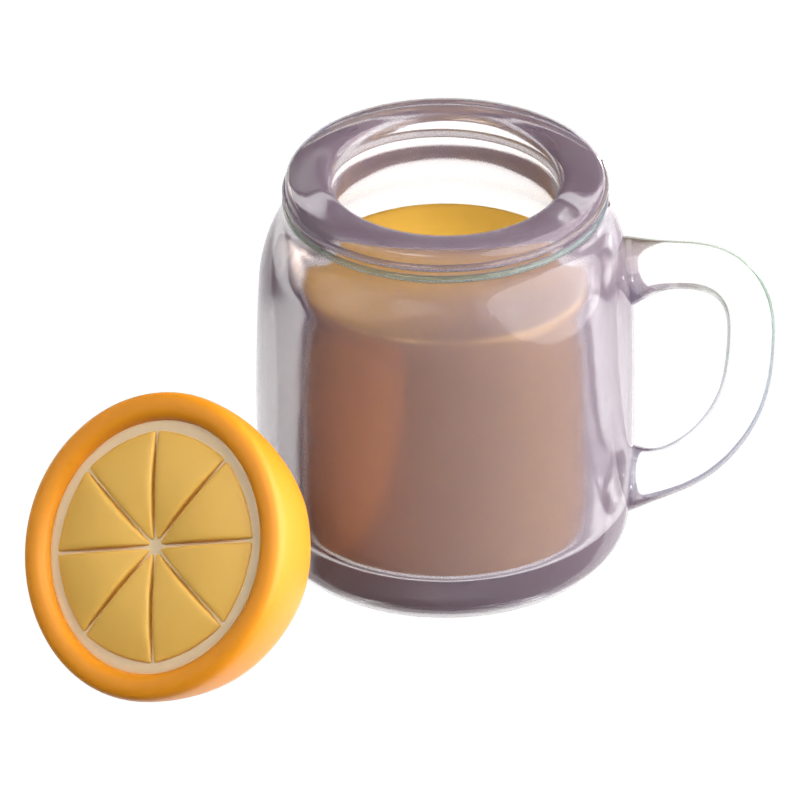 Lemonade 3D Icon 3D Graphic