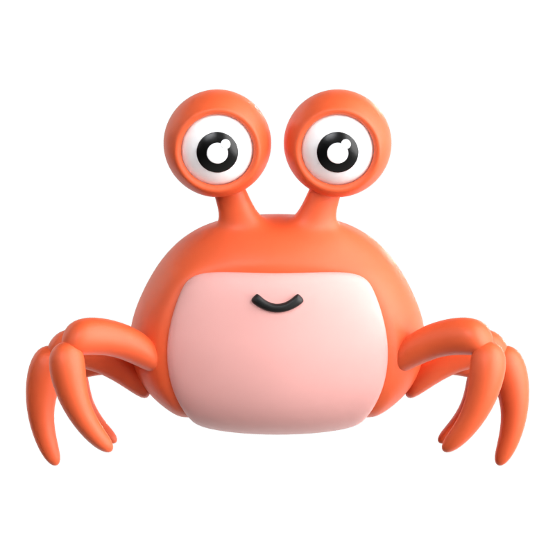 Crab 3D Icon