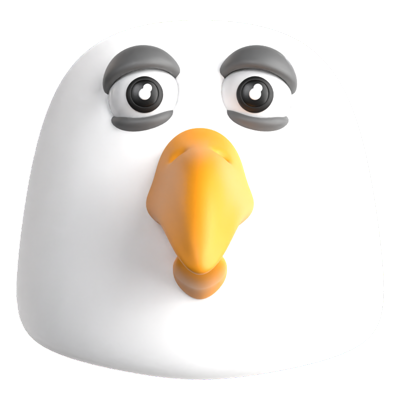 gaviota icono 3d 3D Graphic