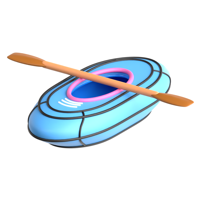 Kayak 3D Icon