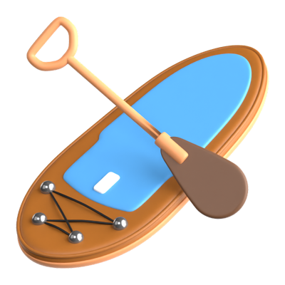 Paddle Board 3D Icon 3D Graphic