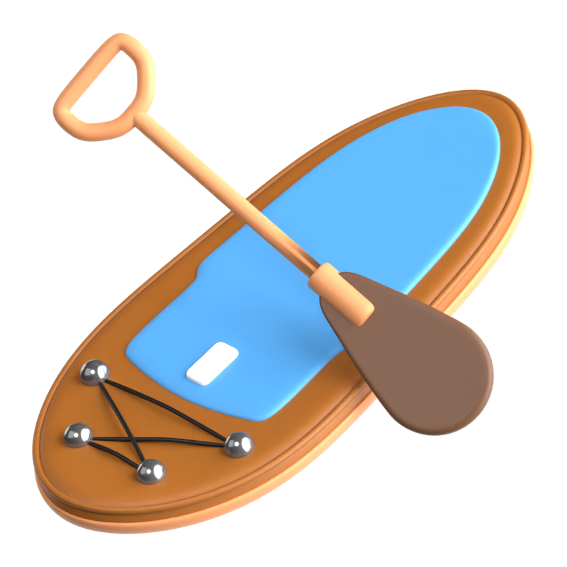 Paddle Board 3D Icon 3D Graphic