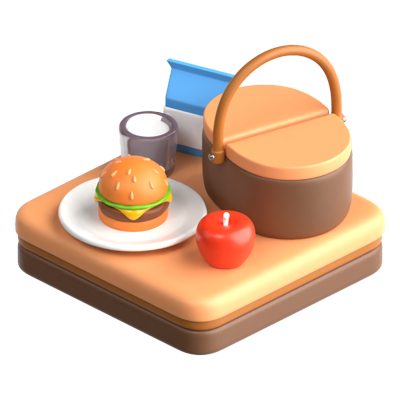 picknick 3d-symbol 3D Graphic