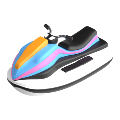 jet ski 3d-symbol 3D Graphic