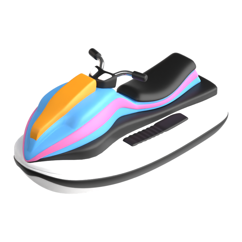 Jet Ski 3D Icon 3D Graphic