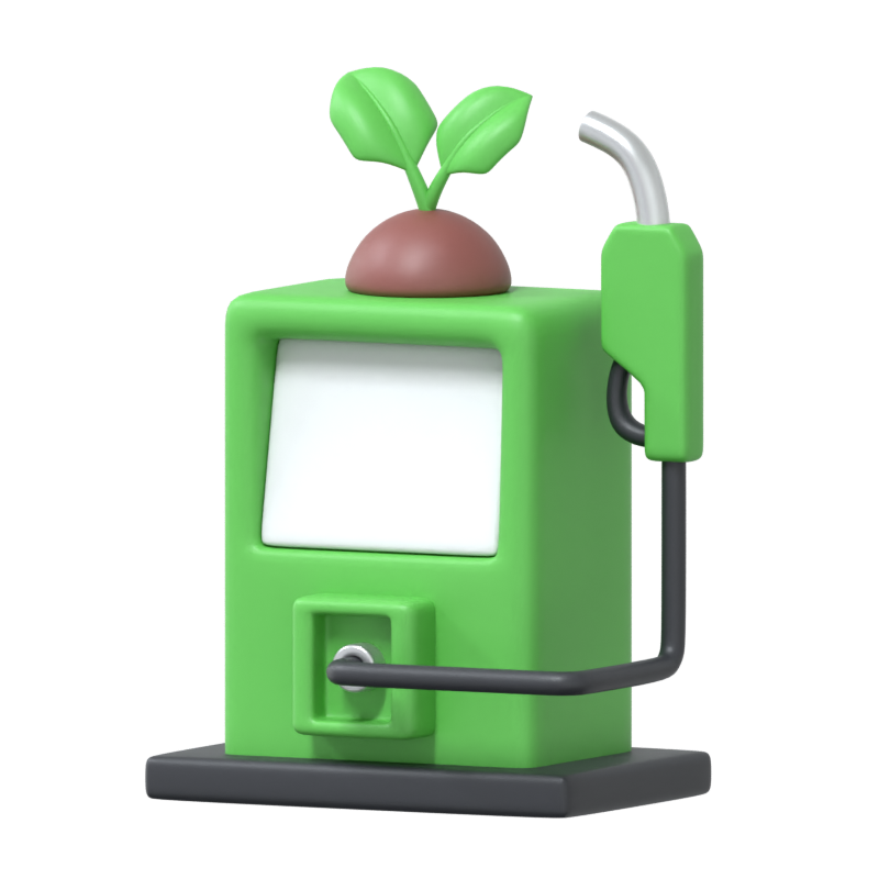 Eco Fuel Icono 3D 3D Graphic