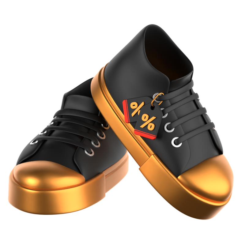 Turnschuhe Verkauf 3D Icon 3D Graphic