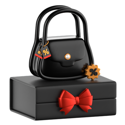 Handbag Sale 3D Icon 3D Graphic