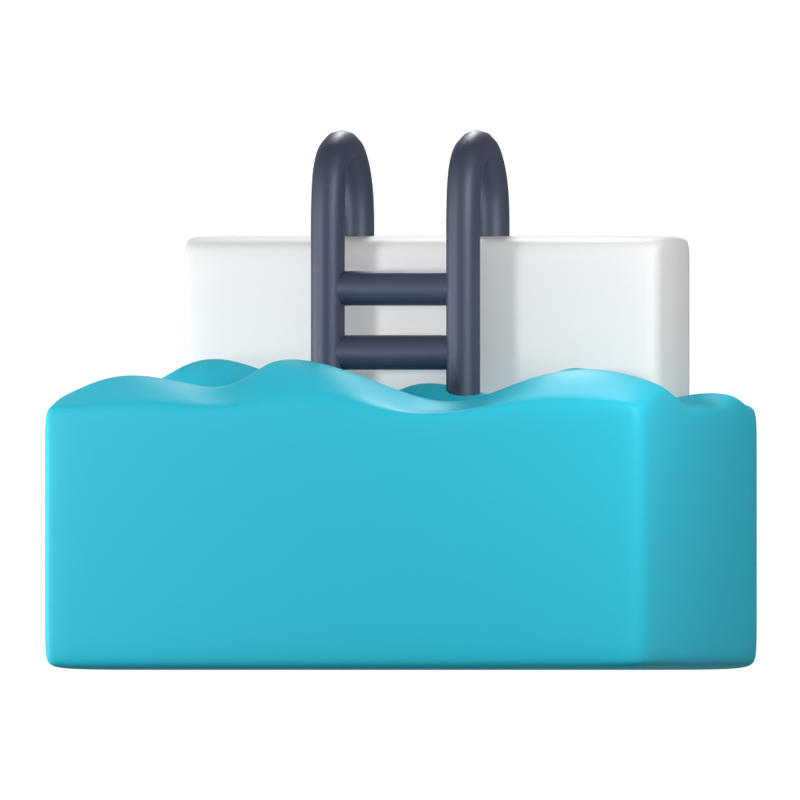 Swimming Pool 3D Icon 3D Graphic