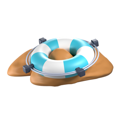 Beach Tires 3D Icon 3D Graphic