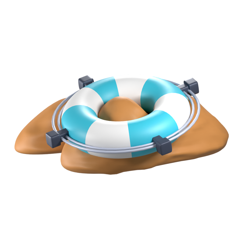 Beach Tires 3D Icon