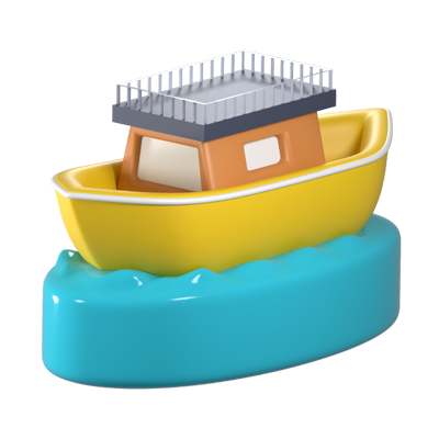 strand boot 3d icon 3D Graphic