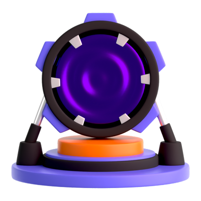 Portal Dimension 3D Icon 3D Graphic