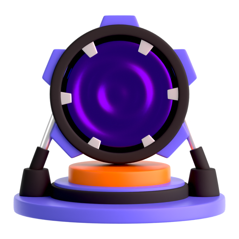 Portal Dimension 3D-Symbol 3D Graphic