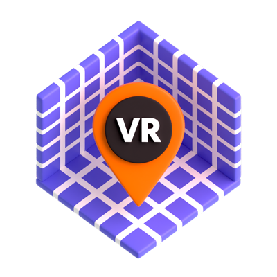 Virtual Space 3D Icon 3D Graphic