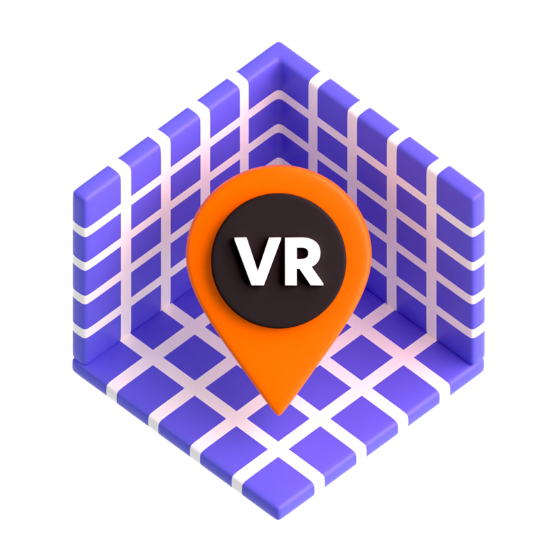 Virtual Space 3D Icon 3D Graphic