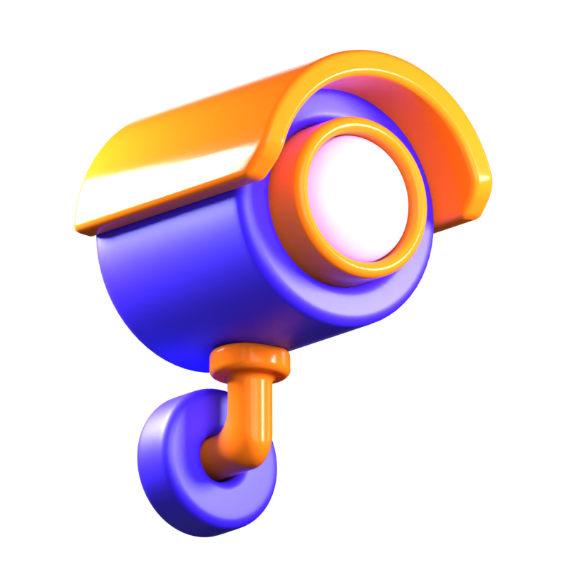 Security Cam 3D Icon 