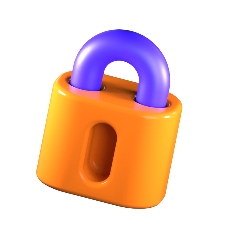 Locked 3D Icon