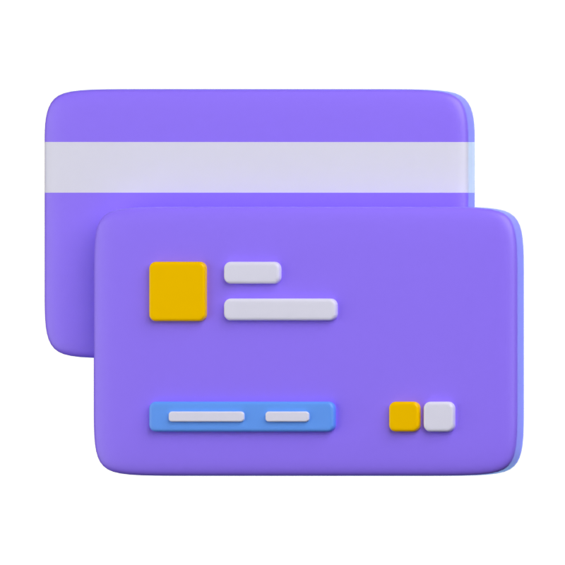 Card Payment 3D Icon 3D Graphic