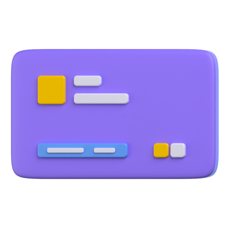 Card 3D Icon