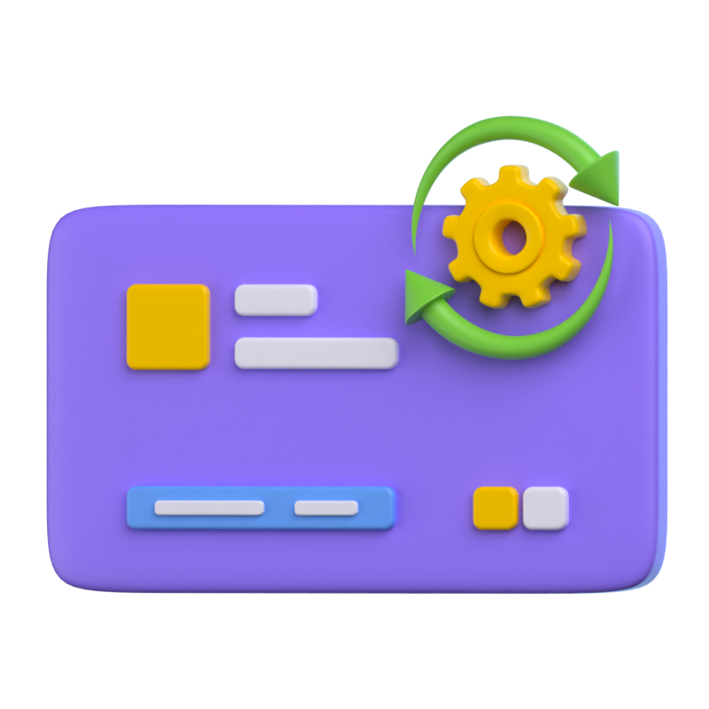 Payment Process 3D Icon