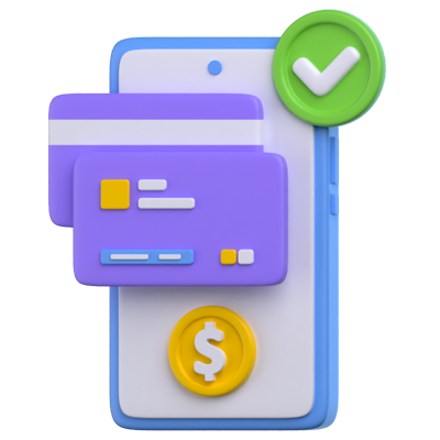 Transaction Success 3D Icon 3D Graphic