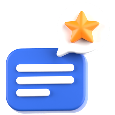 Customer Rating 3D Icon 3D Graphic