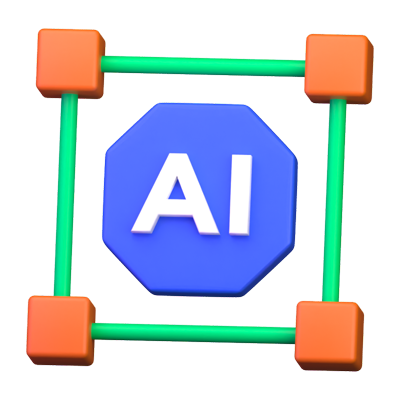 ai connect 3d-symbol 3D Graphic