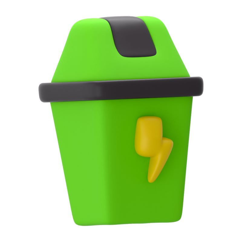 Bin Icono 3D 3D Graphic