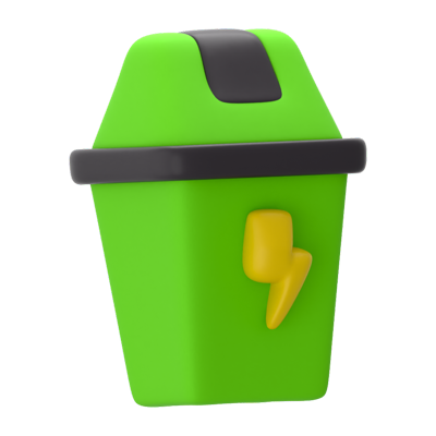 bin icono 3d 3D Graphic