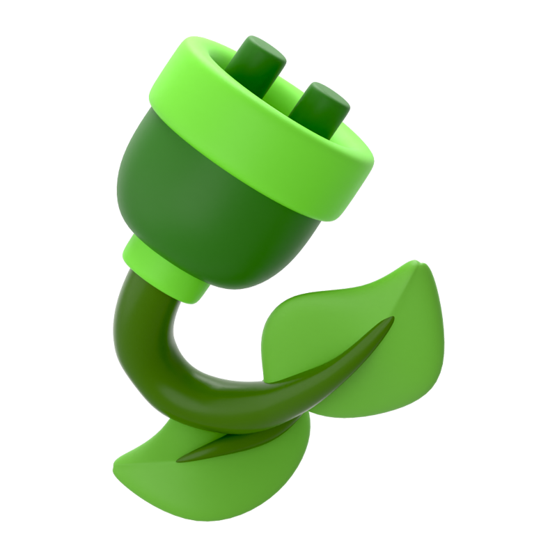 Plug 3D Icon 3D Graphic