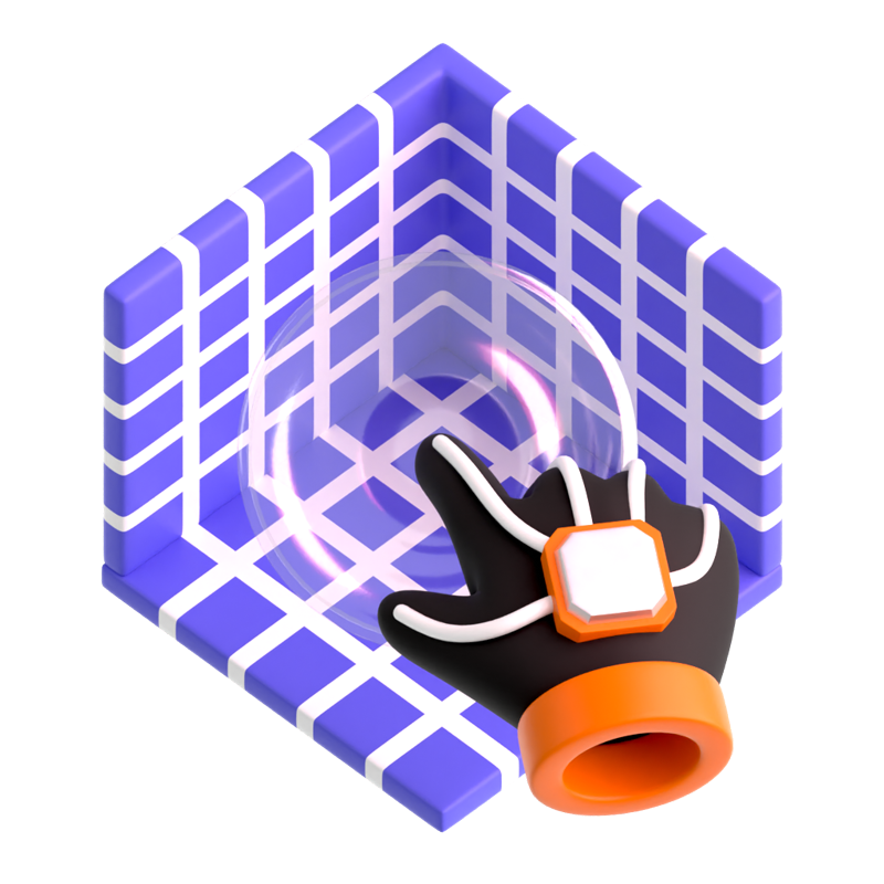 Space Touch 3D Icon