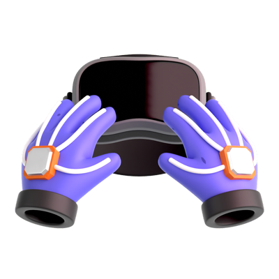 Holding Gloves 3D Icon 3D Graphic