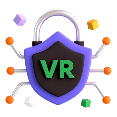 Virtual Lock 3D Icon 3D Graphic