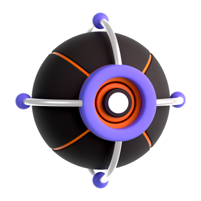 Virtual Eye 3D Icon 3D Graphic