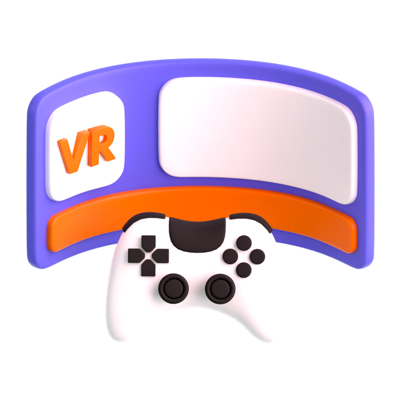 Virtual Gaming 3D Icon