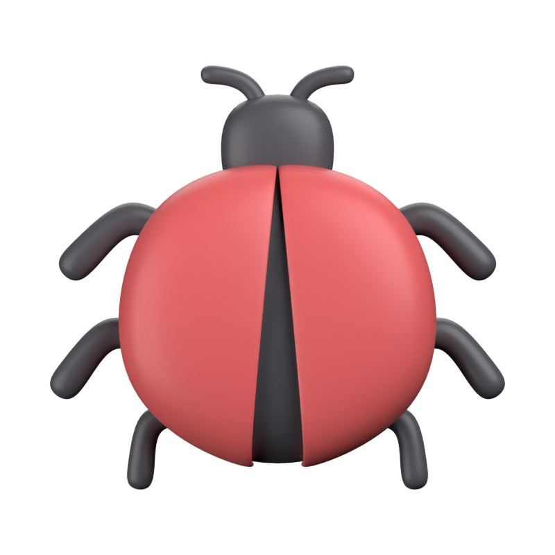 Bug 3D Icon 3D Graphic