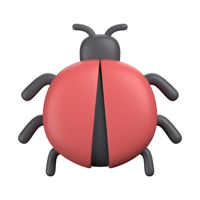 Bug 3D Icon 3D Graphic