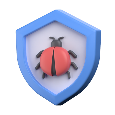 Antivirus 3D-Symbol 3D Graphic