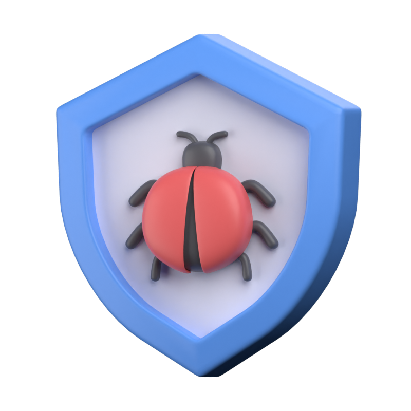 Antivirus 3D Icon 3D Graphic