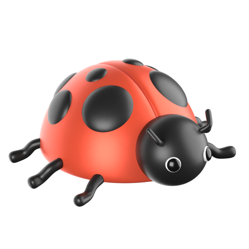 Ladybug 3D Icon 3D Graphic