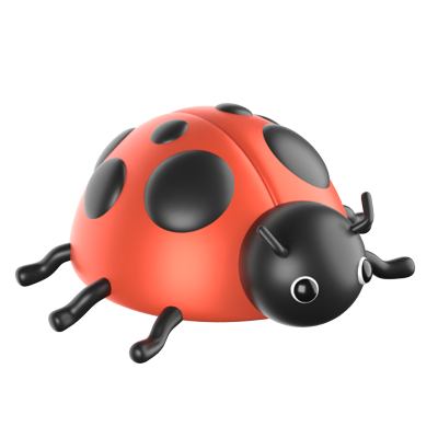 Ladybug 3D Icon 3D Graphic