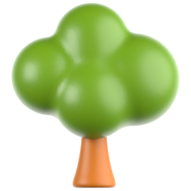 Baum 3D-Symbol